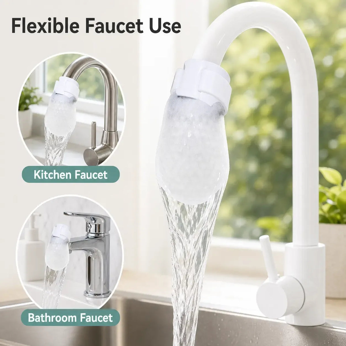 Cotton Faucet Filter Bags -Sediment & Splash Filter