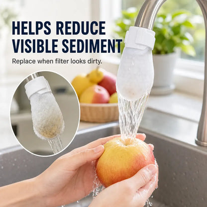 Cotton Faucet Filter Bags -Sediment & Splash Filter